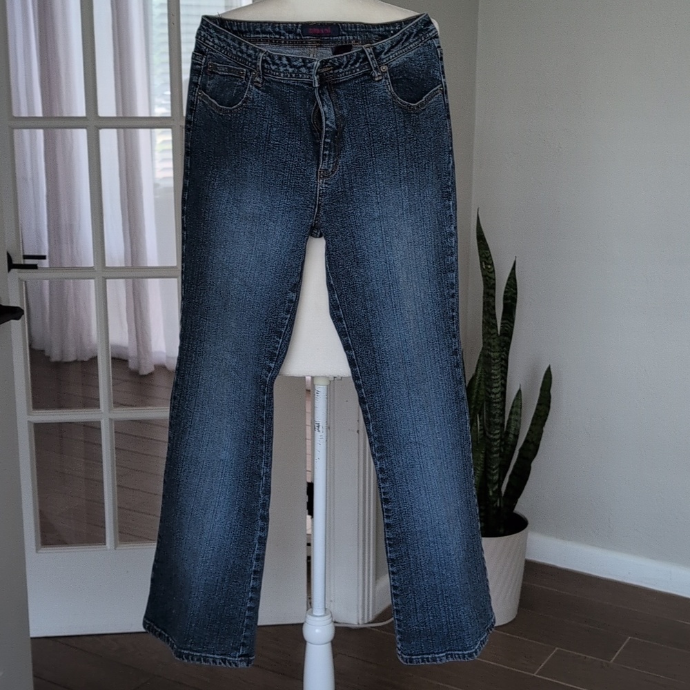 Vintage Y2K Zanadi Bootcut Blue Women's Jeans Size 15/16 - Picture 3 of 10